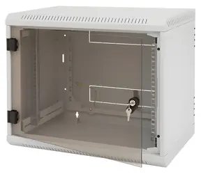 Triton rozvádzač 9U/500mm / Nástenný rozvádzač / 19" / jednodielny / vylamovací otvor pre ventilátor