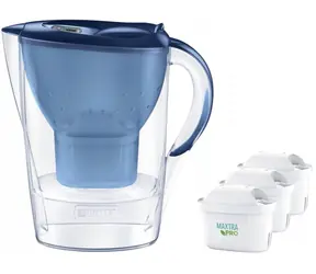 Brita Marella modrá + 3x filtre / Filtračné kanvice na vodu / 2,4 l / filter: MAXTRA PRO Pure Performance