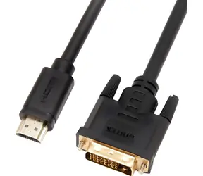 Unitek C1271BK-2M čierna / Adaptér HDMI - DVI-D / Obojsmerný / 4K 60Hz