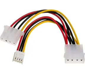 Akyga AK-CA-14 / Rozbočovací kábel Molex - 2x 4-pin / 0,15 m