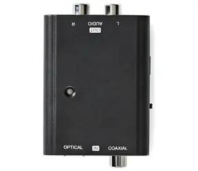 Nedis prevodník digitálneho audia na RCA / Audio prevodník / Toslink/RCA vstup / 2x RCA výstup / USB napájanie