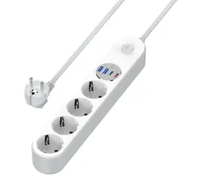 Colorway Zásuvková lišta / 4X Schuko / 2x USB-C 20W / 2x USB-A / kábel 2m