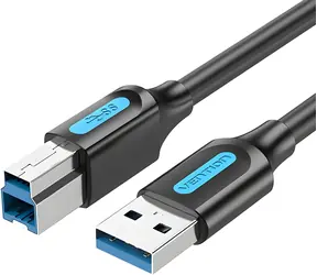 Vention čierna (COOBI) / Kábel USB 2.0 AB / 3 m