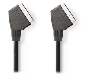 Nedis SCART kábel 1,5 m čierny / Video kábel / SCART (M) - SCART (M)