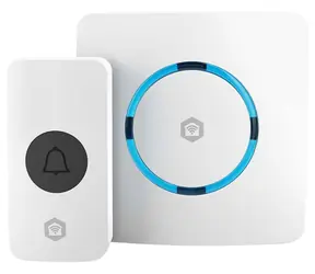 Nedis Wi-Fi šikovný zvonček biela / Šikovný zvonček / SmartLife / 433 MHz / 60 melódií