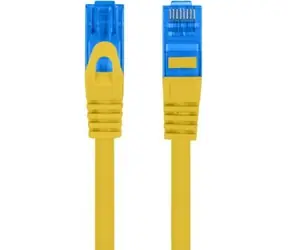 Lanberg žltá / Patch kábel / Cat.6A / S/FTP / LSZH / CCA / 10 m / Fluke Passed
