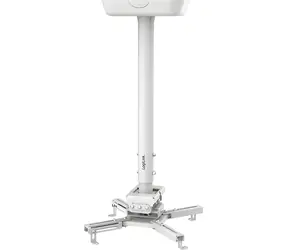 LogiLink BP0157 biela / Stropný držiak projektora / 595-895 mm / do 35 kg