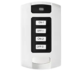 Nedis RF diaľkový ovládač biela / Šikovný ovládač / 2 kanály / 433,92 MHz