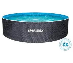 Marimex Bazén Orlando 3,66 x 0,91 m RATAN / kruhový / oceľová stena / bez filtrácie / objem 7,7 m3