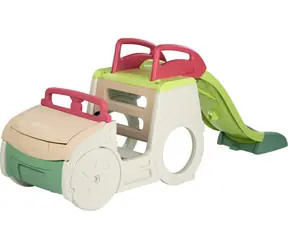 Smoby Šmykľavka Auto dobrodružstvo 3v1 / 75 × 40 × 120,5 cm