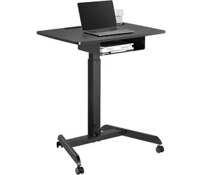 Maclean MC-903B čierna / Pracovná stanica / stolný podstavec / ergonomická
