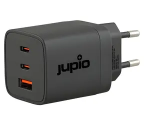 JUPIO Triple GaN Charger 65W / Nabíjací adaptér / GaN / 2x USB-C + USB-A