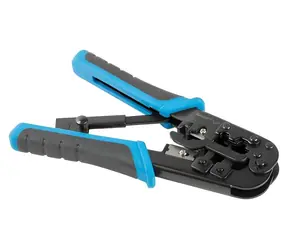 Lanberg NT-0201 čierna, modrá / Krimpovacie kliešte / RJ-45 / RJ-9 / RJ-12 / RJ-14