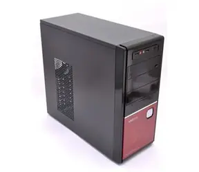 AMEI AM-C3001BR čierna/červená / Skriňa / ATX, E-ATX