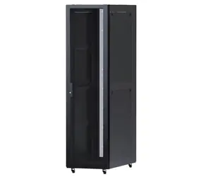 Xtendlan Rozvádzač 47U čierna / Stojanový rozvádzač / 19" / 800x1000 mm / perforované dvere a chrbát / nosnosť 2400 kg