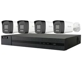 HiLook Kit Bullet 6Mpx / Kamerový systém / 1x NVR-108MH-C/8P / 4X IPC-B160HA-LUF / 2TB / SMART Hybrid Light / PoE