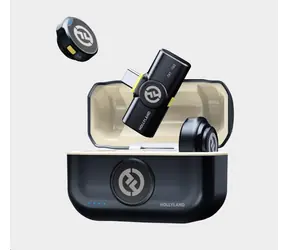 Hollyland Lark M2 USB-C Shine Charcoal Duo / Klopový mikrofón / sada 2 ks / bezdrôtový / ENC / dosah 300 m
