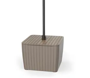 Keter Záhradný stôl Luzon Deco ashwood, cappuccino / Záhradný stôl