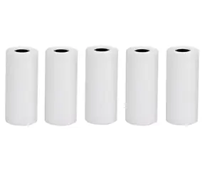 HELMER termo kotúčiky 55x25 mm biele / Termo kotúčik / pre tlačiarne TP01, TP02 / 5 ks