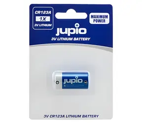JUPIO Batéria CR123A / 3V / lítiová / 1 ks
