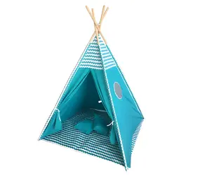 G21 Stan Teepee Letné nebo modrý / Detský stan / Teepee