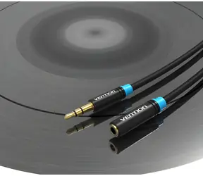 Vention Predlžovací audio kábel Jack 3,5mm 1,5m / Audio kábel / 3,5mm jack (MF)