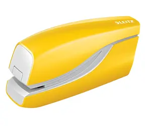 Leitz NeXXt Wow 5566 žltá / Elektrická zošívačka / až 10 listov / napájanie 4X AAA