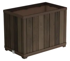 Keter Kvetináč Deco Rectangle Tall orechová / Kvetináč / 78,5 x 20 x 48 cm