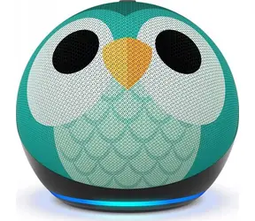 Amazon Echo Dot 5 Owl Design zelená / Šikovný domáci asistent / Asistentka Alexa / Wi-Fi / BT