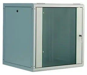 Digitus Unique 12U sivá / Nástenný rozvádzač / 19" / 643x600x450 mm / RAL 7035