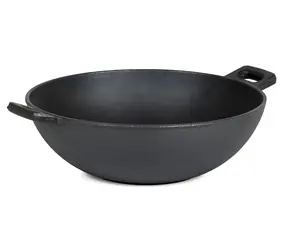 G21 Liatinová wok panvica na gril / Grilovacie náradie / Liatina