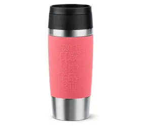 Emsa TRAVEL MUG Classic koralová / Termohrnček / nerezová oceľ / 0,36 l