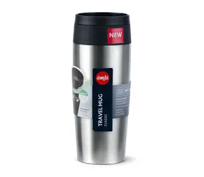 Emsa Termohrnček Travel Mug Classic 0,36 l nerezová / Nerezová oceľ / 5 rokov záruka