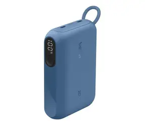 Belkin PowerBanka 10000mAh modrá / Powerbanka / 20W / USB-C / s displejom