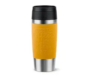 Emsa TRAVEL MUG Classic 0,36 l žltá / Cestovný termohrnček / nerezová oceľ