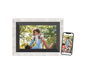 Braun DigiFrame 10B WiFi sivá / Fotorámik / 10,1" / 1280 x 800 px / dotykový displej / čítačka kariet