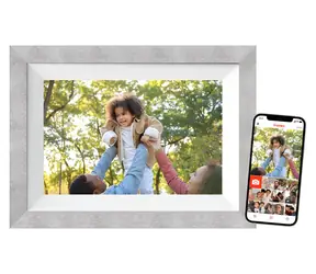 10,1" Braun DigiFrame 10W WiFi sivá / Fotorámik / dotykový IPS displej / Wi-Fi / 1280x800 px / 16:10
