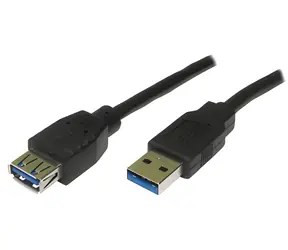 Neutralle / Predlžovací kábel USB 3.0 / typ A (M) - typ A (F) / 1,8 m / čierna
