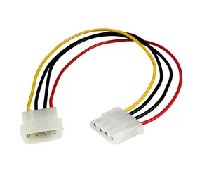 StarTech napájací kábel LP4 (Molex 4-pin) / Predlžovací kábel / 30 cm