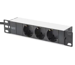 Digitus 10" Sada 1 svetlo šedá / Nástenný rozvádzač / 6U / šírka 254 mm / nosnosť 30 kg / IP20