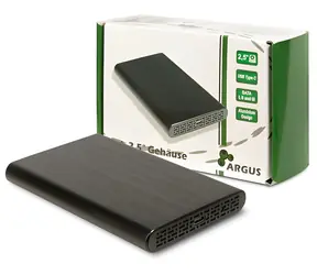 Inter-tech GD-25010 čierna / USB rámček / 2.5 "/ USB-C / 10 Gbit/s / hliník