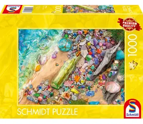 Schmidt Svietiace puzzle Poklady na pláži / 1000 dielikov / od 12 rokov