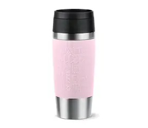 Emsa TRAVEL MUG Classic 0,36 l svetlo ružová / Termohrnček / nerezová oceľ