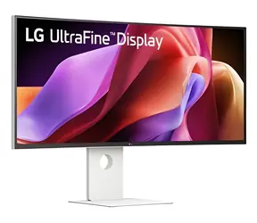 40" LG 40WT95UF-W biela / Monitor / IPS Black / 5120 x 2160 / 21:9 / 120Hz / HDR10 / DP+HDMI+USB-C / Zakrivený