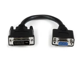 StarTech adaptér DVI-I na VGA čierna 5 ks / Redukcia / DVI-I / VGA