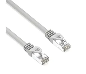 Neutralle CAT6a S/FTP sivá / Patch kábel / LSOH / 10 Gigabit Ethernet / 2 m / RJ-45