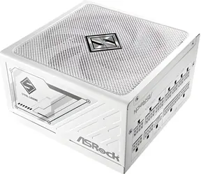 ASRock Steel Legend SL-1000GW biela / Zdroj / ATX / 1000W / 80 PLUS Gold / Modulárny / 135mm ventilátor