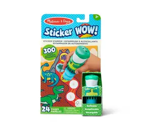 Spin Master Samolepky Melissa & Doug Wow! Dinosaurus / Tvorivá sada / 300 nálepiek / 24-stránkový blok / od 3 rokov
