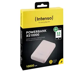 INTENSO XS10000 ružová / Powerbanka / 10 000 mAh / USB-A + USB-C / 3,1 A