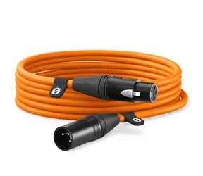 Rode XLR6M-O oranžový / Kábel / XLR (M) - XLR (F) / 6 m